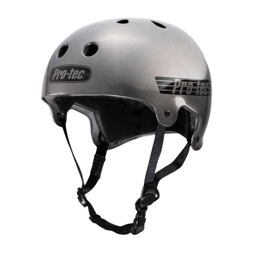 Pro-Tec Helmet Old School Cert Matte Metallic Gunmetal