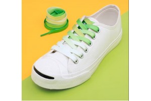 LACES Flat  Color Gradient Tide Shoelaces green