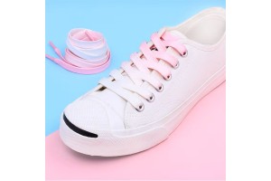 LACES Flat  Color Gradient Tide Shoelaces pink