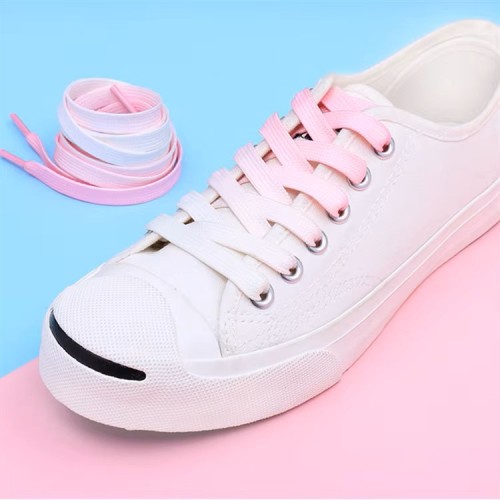 LACES Flat  Color Gradient Tide Shoelaces pink
