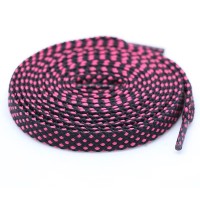 LACES Flat HF Double Track Shoelaces Black rose