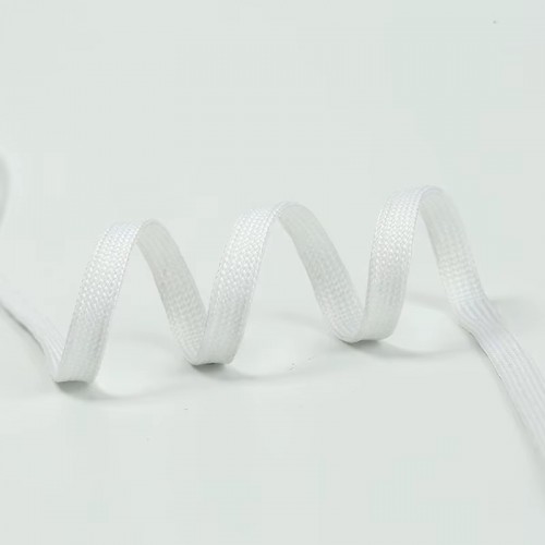 LACES Flat HF Glow-in-the-Dark Reflective Double Hollow Shoelaces white