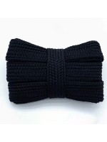 LACES Flat Wide 2cm Single Layer Shoelaces Black