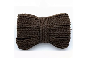 LACES Flat Wide 2cm Single Layer Shoelaces Brown