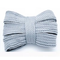 LACES Flat Wide 2cm Single Layer Shoelaces grey