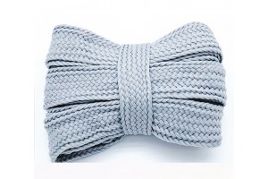 LACES Flat Wide 2cm Single Layer Shoelaces grey