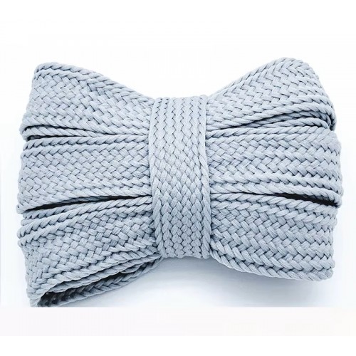 LACES Flat Wide 2cm Single Layer Shoelaces grey