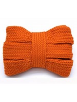 LACES Flat Wide 2cm Single Layer Shoelaces Orange