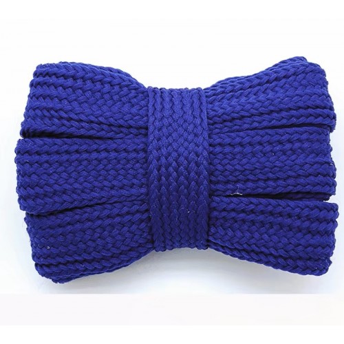 LACES Flat Wide 2cm Single Layer Shoelaces Purple