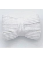 LACES Flat Wide 2cm Single Layer Shoelaces White