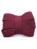 LACES Flat Wide 2cm Single Layer Shoelaces Wine red