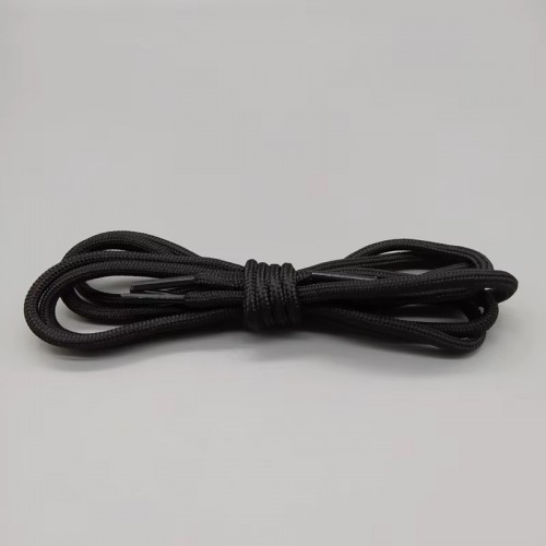 LACES HF Premium rope Round Shoelaces black
