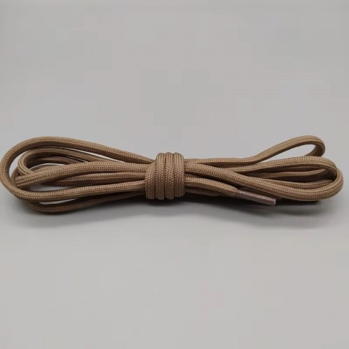 LACES HF Premium rope Round Shoelaces brown