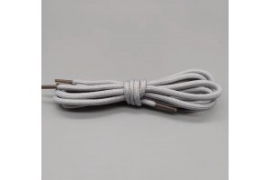 LACES HF Premium rope Round Shoelaces light grey