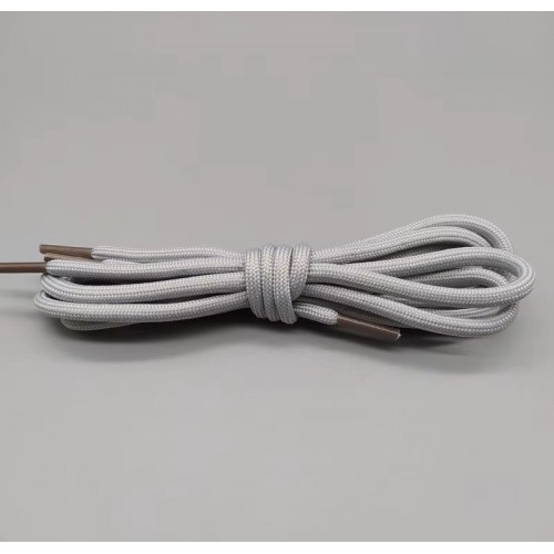 LACES HF Premium rope Round Shoelaces light grey