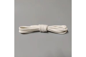 LACES HF Premium rope Round Shoelaces milky white