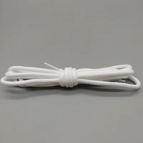 LACES HF Premium rope Round Shoelaces white