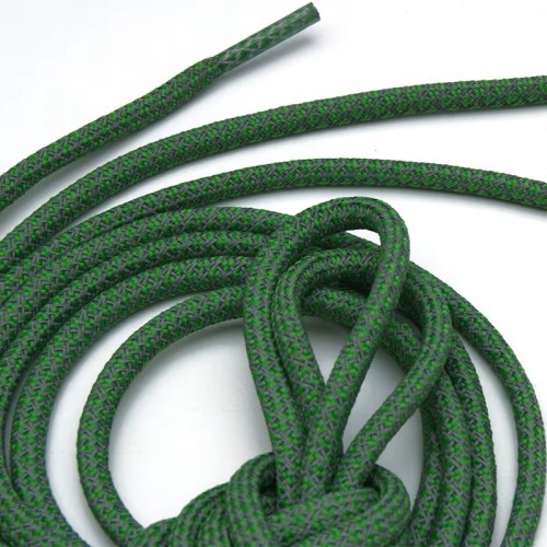 LACES HF Round Reflective Fluorescent Shoelaces grass green