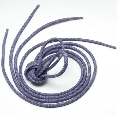 LACES HF Round Reflective Fluorescent Shoelaces light purple