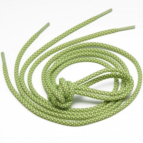 LACES HF Round Reflective Fluorescent Shoelaces fluor yellow