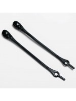 LACES HF Stretch Elastic Silicone Shoelaces Black