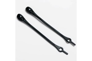 LACES HF Stretch Elastic Silicone Shoelaces Black