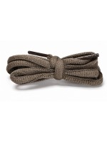 LACES Half Round Oval Shoelaces Ash grey
