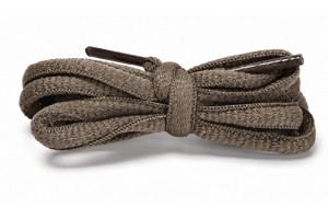 LACES Half Round Oval Shoelaces Ash grey