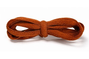 LACES Half Round Oval Shoelaces Cinamon