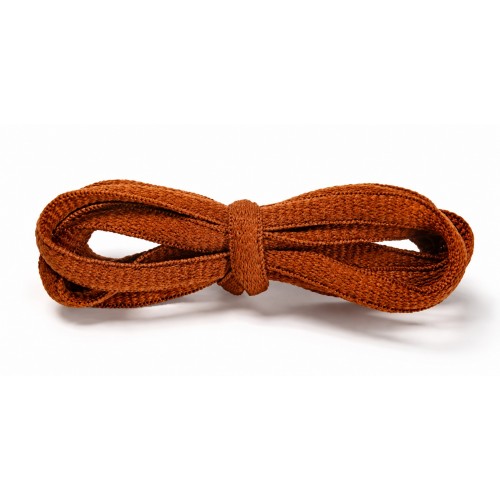 LACES Half Round Oval Shoelaces Cinamon