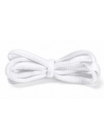 LACES Half Round Oval Shoelaces White