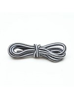 LACES Hikies Two tone ShoeLaces Black White