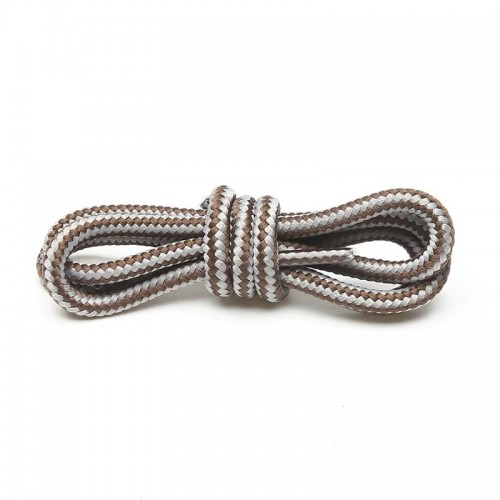 LACES Hikies Two tone ShoeLaces brown medium grey