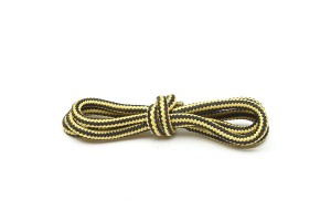 LACES Hikies Two tone ShoeLaces Light yellow Black 