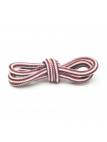 LACES Hikies Two tone ShoeLaces Winered White