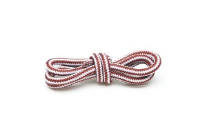 LACES Hikies Two tone ShoeLaces Winered White