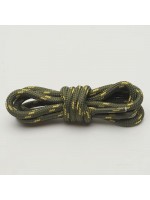 LACES Hikies dots Shoelaces Armygreen yellow