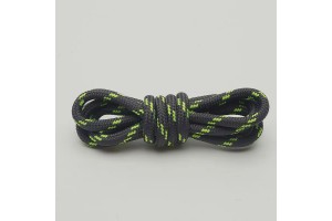LACES Hikies dots Shoelaces Darkgrey fl green