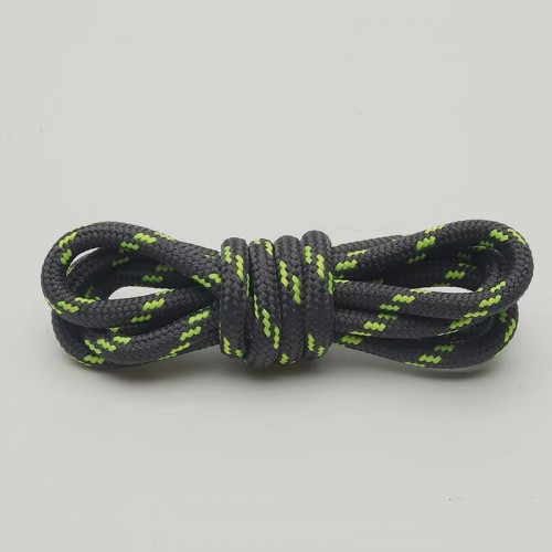 LACES Hikies dots Shoelaces Darkgrey fl green