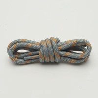 LACES Hikies dots Shoelaces grey orange