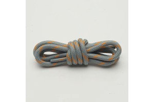 LACES Hikies dots Shoelaces grey orange