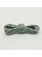 LACES Hikies dots Shoelaces grey fl green