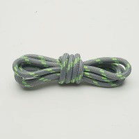 LACES Hikies dots Shoelaces grey fl green