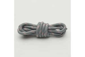 LACES Hikies dots Shoelaces Grey pink