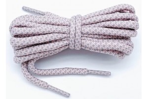 LACES Round Elastic Coconut Shoelaces Light pink ash