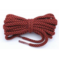 LACES Round Elastic Coconut Shoelaces red black