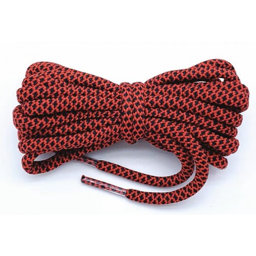LACES Round Elastic Coconut Shoelaces red black