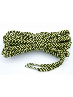 LACES Round Elastic Coconut Shoelaces yellow black