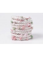 LACES Round Plush Rope Shoelaces PinkGreen