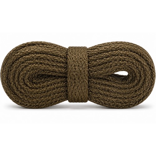 LACES Thick Flat Shoelaces BrownGrey